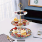 Preview: Diamond Painting Weihnachtsmann- 3-stufiges Dessertständer